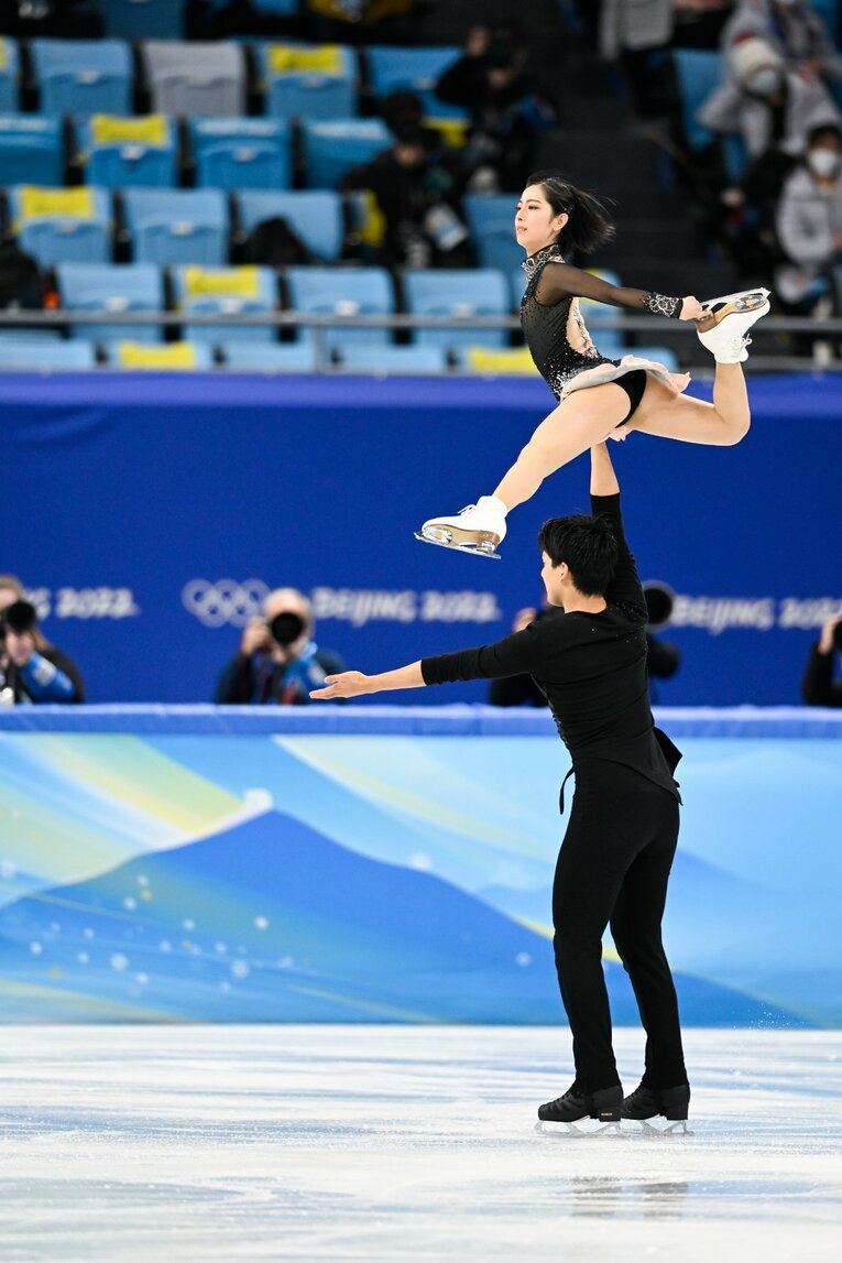 北京五輪の「りくりゅう」ペア　©️Asami Enomoto/JMPA