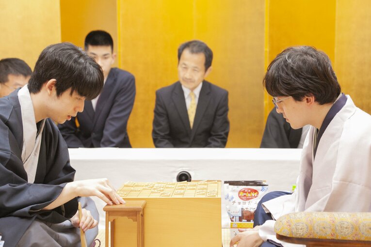 叡王戦第3局の様子　©日本将棋連盟