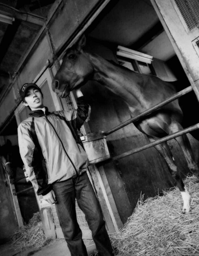 和田竜二とテイエムオペラオー　©Tadashi Shirasawa