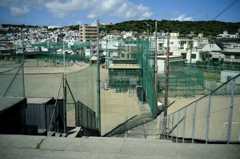 興南高校の練習風景　©︎Atsushi Hashimoto
