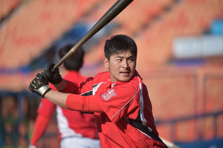 2006年高校生ドラフト3巡目でカープに入団した會澤翼 ©Hideki Sugiyama