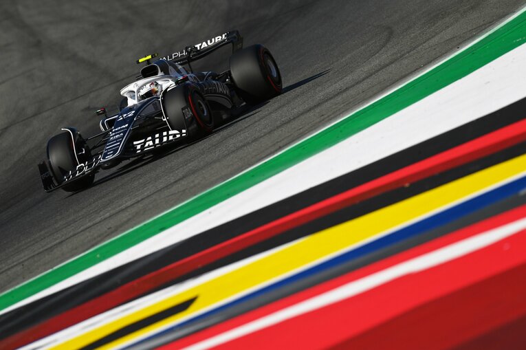 14位でフィニッシュしたイタリアGPでの角田裕毅の走り　©Getty Images / Red Bull Content Pool