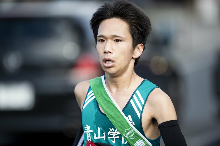 96回箱根駅伝4区を快走する吉田　©Yuki Suenaga