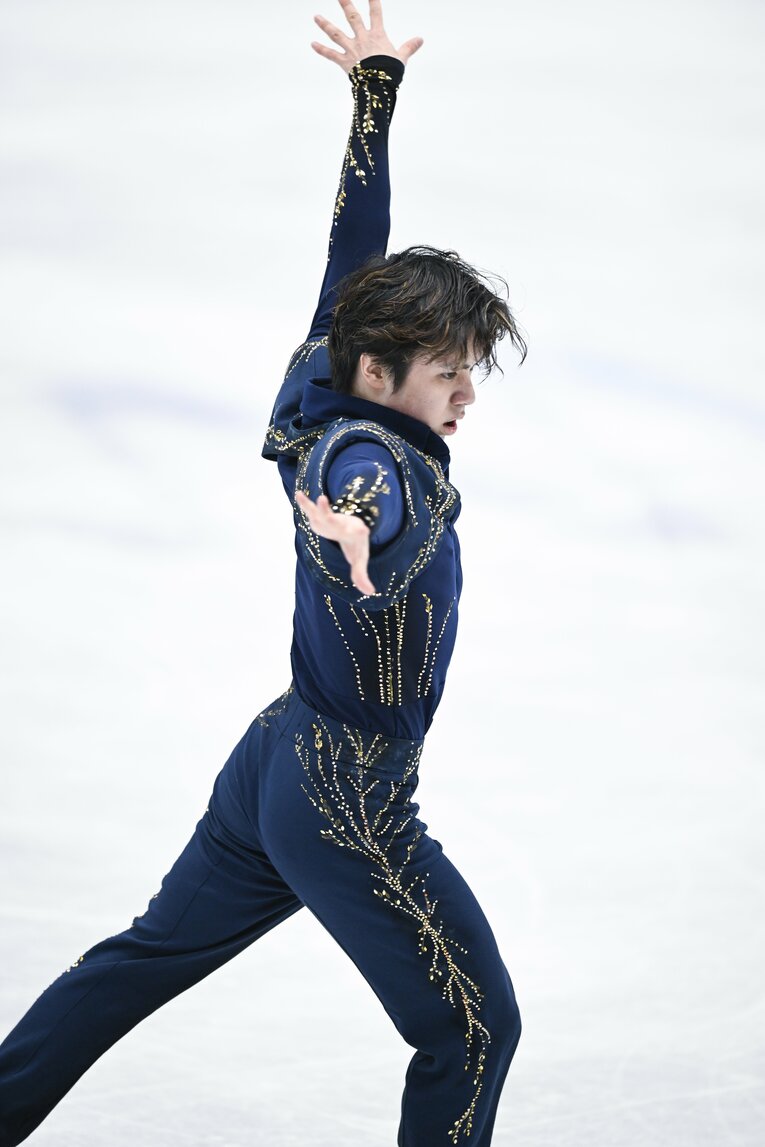 2022年世界選手権で優勝した宇野昌磨　©︎Asami Enomoto