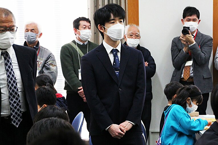 王将戦第1局前日の様子　©NumberWeb