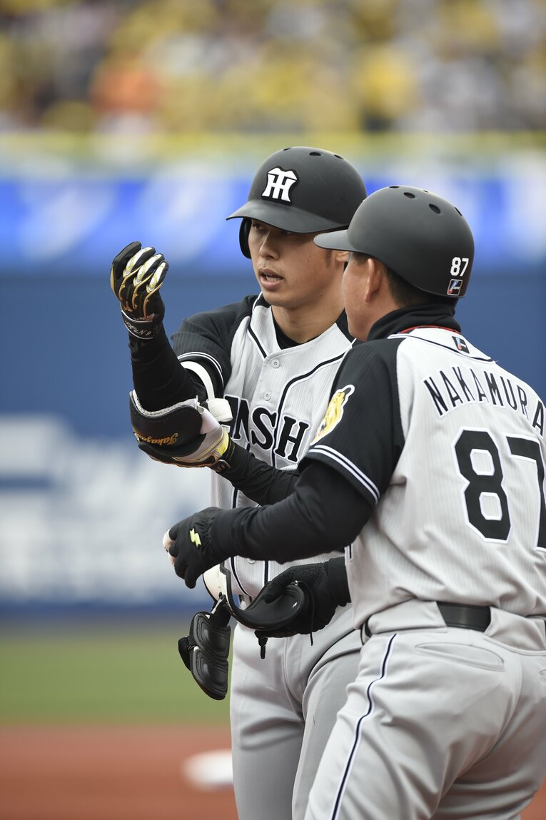 阪神時代の高山俊　©BUNGEISHUNJU