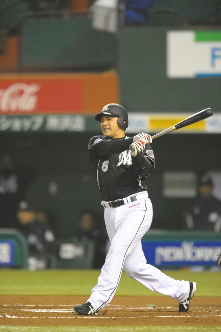 日本復帰→ロッテ時代の井口資仁（2010年）　©Naoya Sanuki