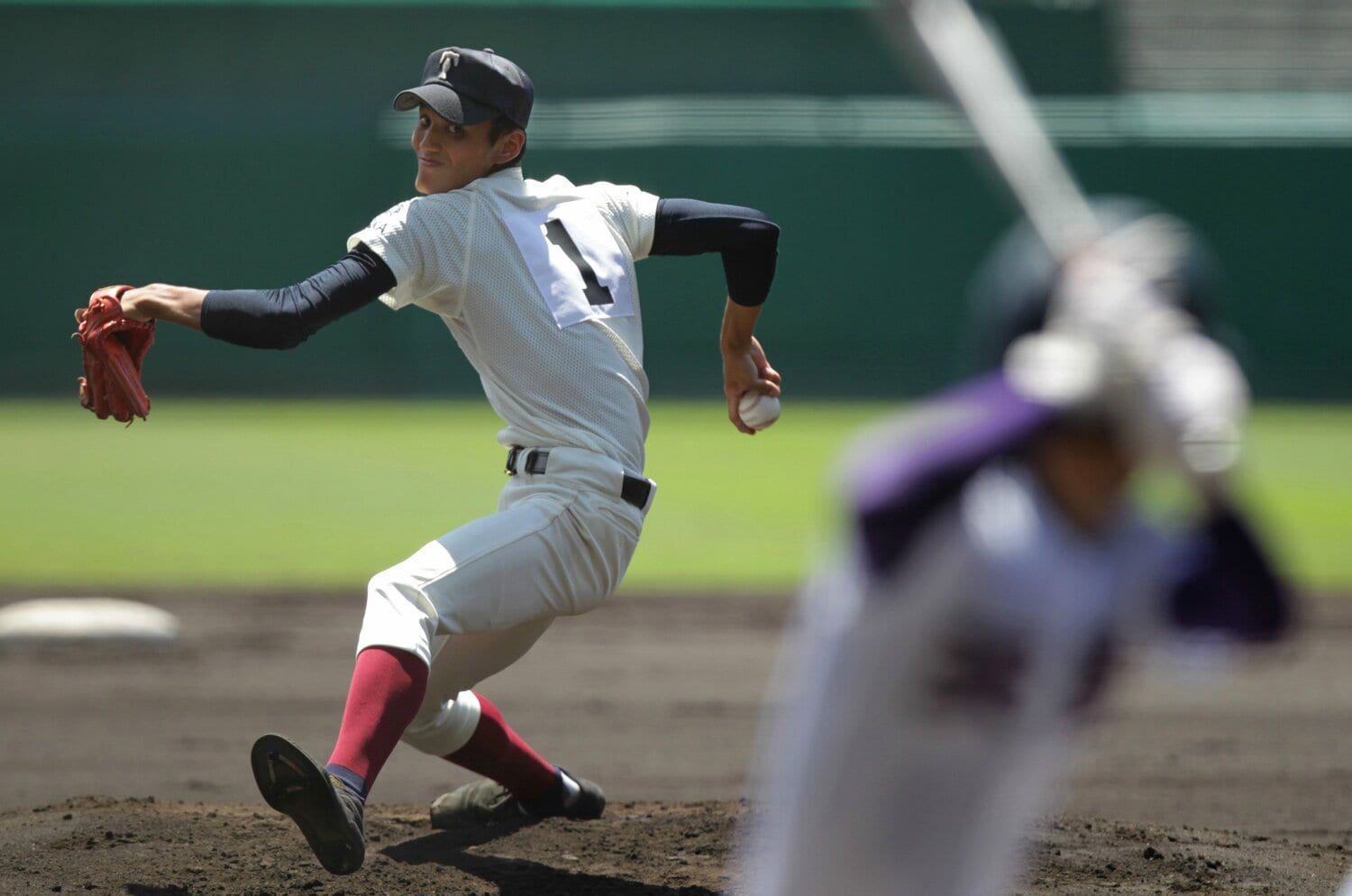 2012年、甲子園春夏連覇の大阪桐蔭でエースだった藤浪晋太郎 ©JIJI PRESS