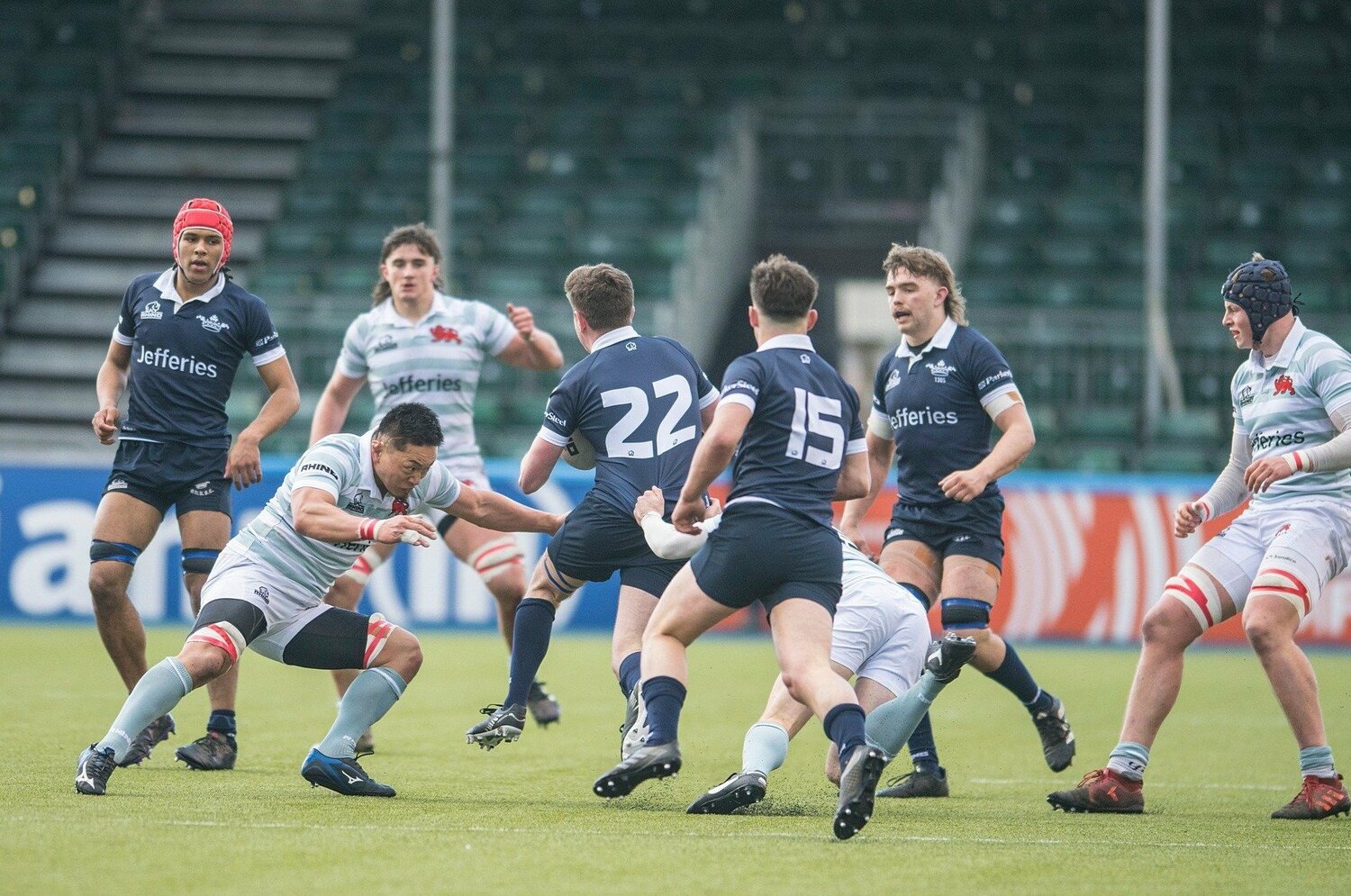 ケンブリッジ大の一員として「バーシティマッチ」に出場した土佐誠（本人提供）