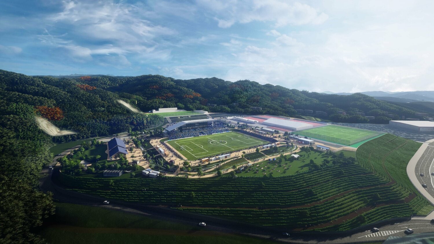 スタジアム全体像　©FC IMABARI