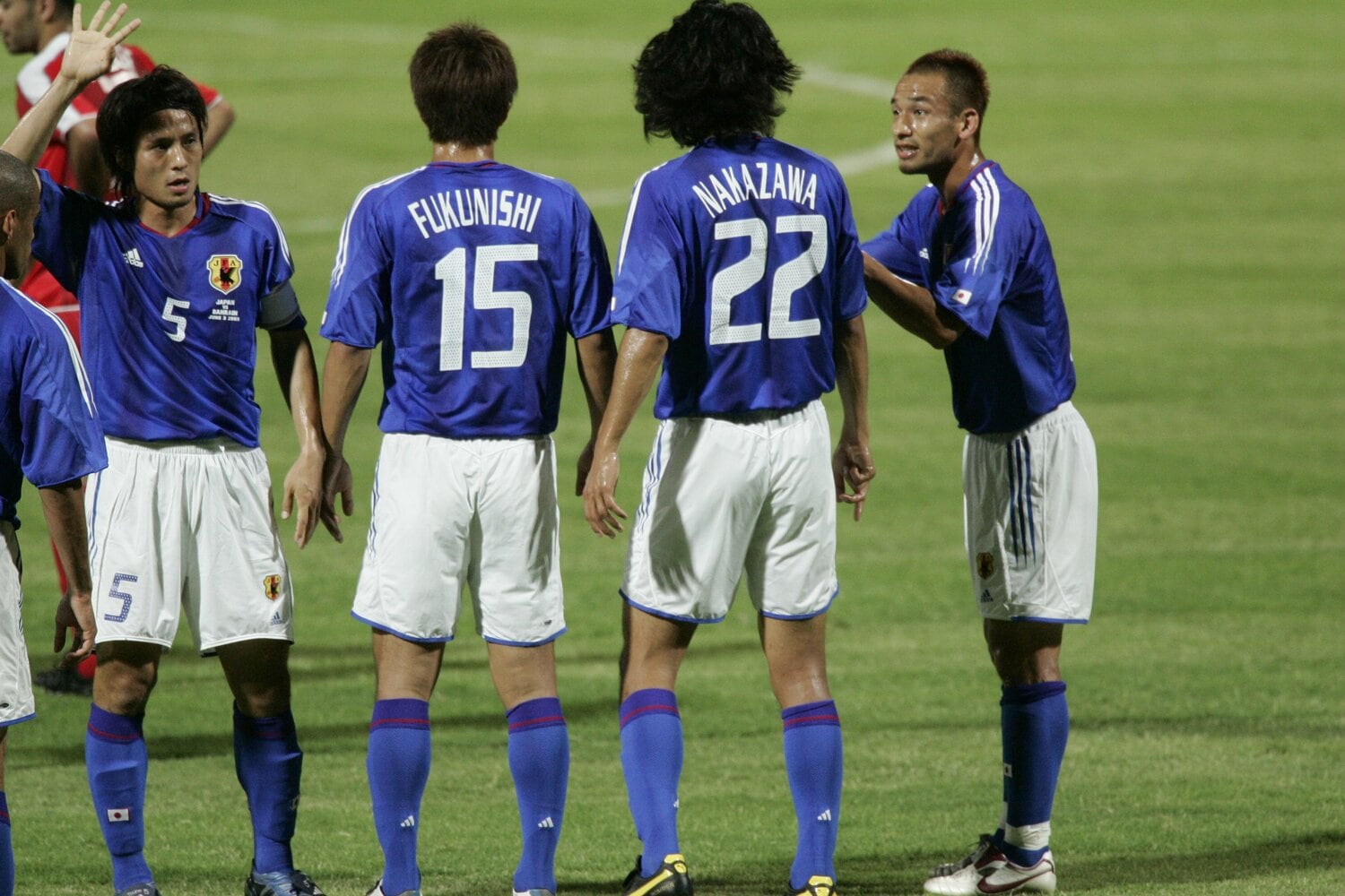 ドイツW杯アジア最終予選の宮本恒靖、中田英寿ら ©Takuya Sugiyama