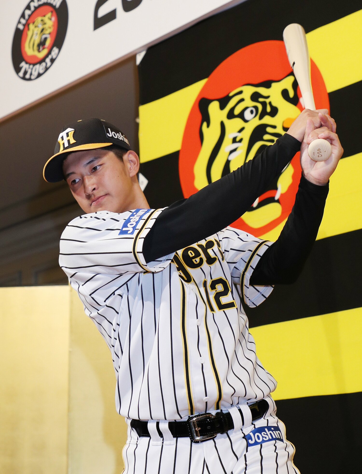 2019年に阪神の育成ドラフト2位指名を受けた奥山皓太。静岡大出身として初のプロ野球選手に　©JIJI PRESS
