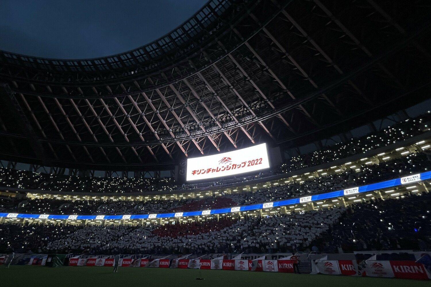 昨年、サッカー日本代表は「新しい景色」をスローガンに掲げていた