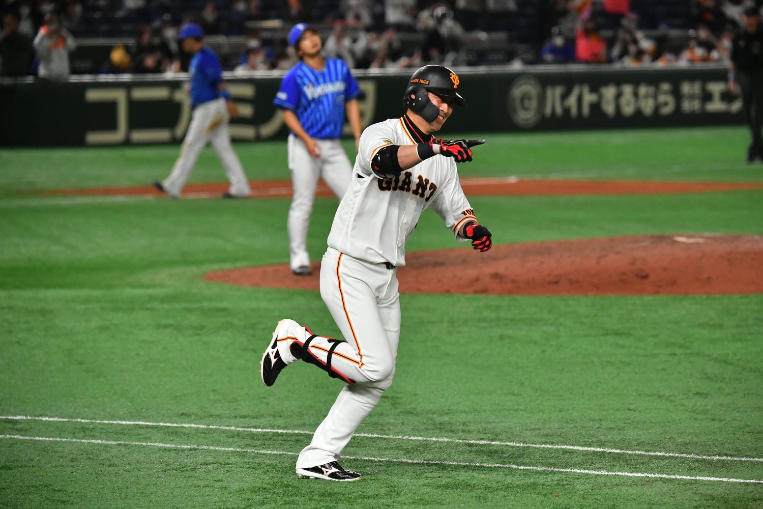 2021年開幕戦での代打サヨナラホームラン　©Hideki Sugiyama