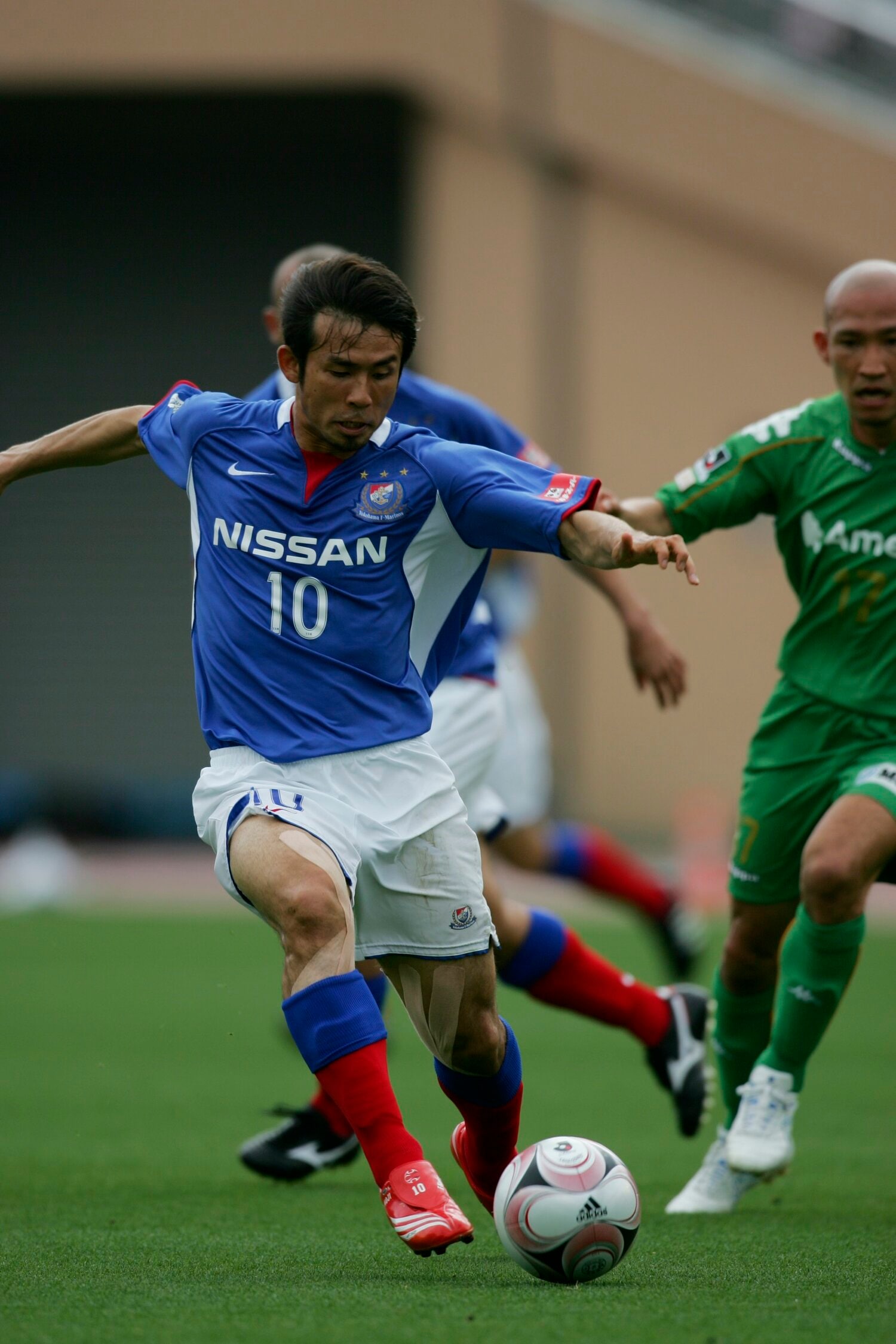 横浜F・マリノス時代の山瀬。ゴールに直結する力強いドリブルが魅力だった　©︎Toshiya Kondo