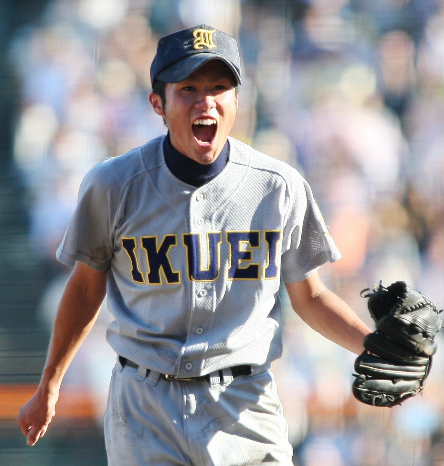 仙台育英時代の佐藤由規　©JIJI PRESS