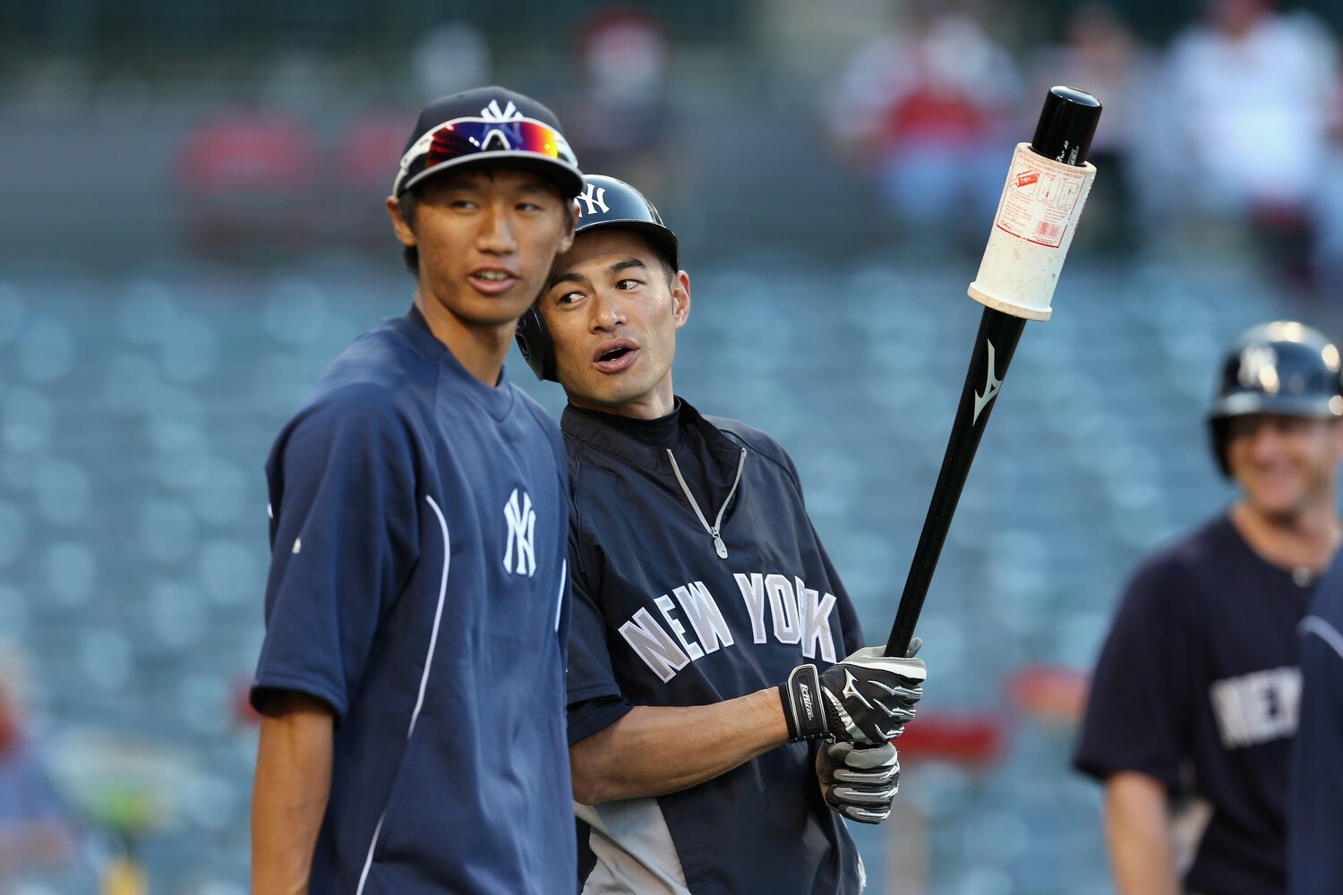 2013年、ヤンキースに入団した加藤は、イチローと同僚になった ©Getty Images