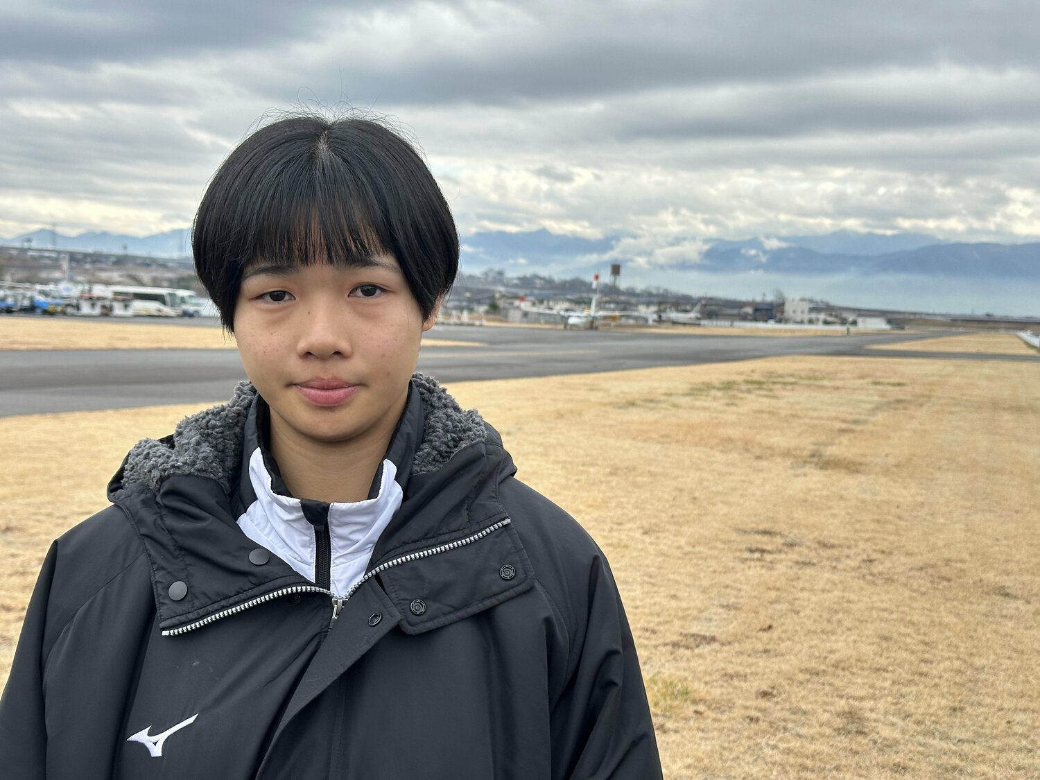 昨年1月撮影時の日吉彩さん（当時16歳） ©Yuji Yanagawa