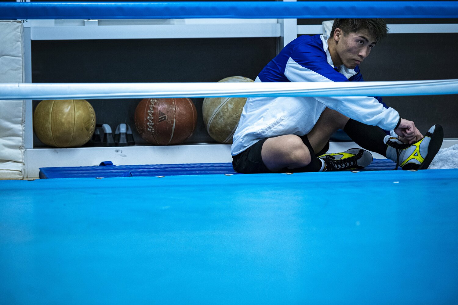 2019年10月、公開練習での井上