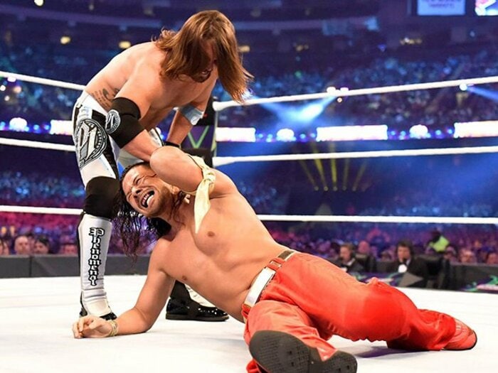 中邑真輔まさかの敗北＆ヒール転向!!大騒動になったWWEタイトル戦速報。＜Number Web＞ photograph by (C)2018 WWE, Inc. All Rights Reserved.