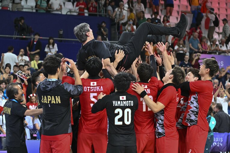 パリ五輪・準々決勝イタリア戦　©︎Enrico Calderoni/AFLO SPORT