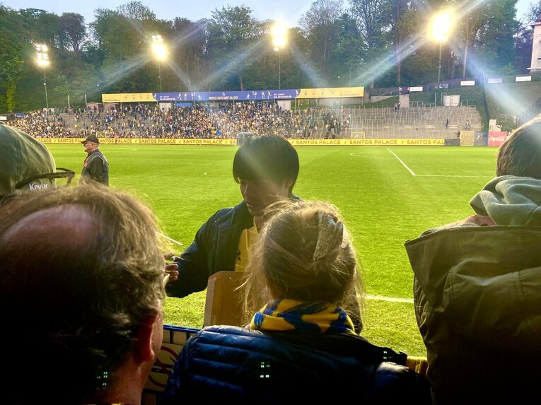 ミックスゾーンは一応設けられてはいるのだが……　©Atsushi Iio