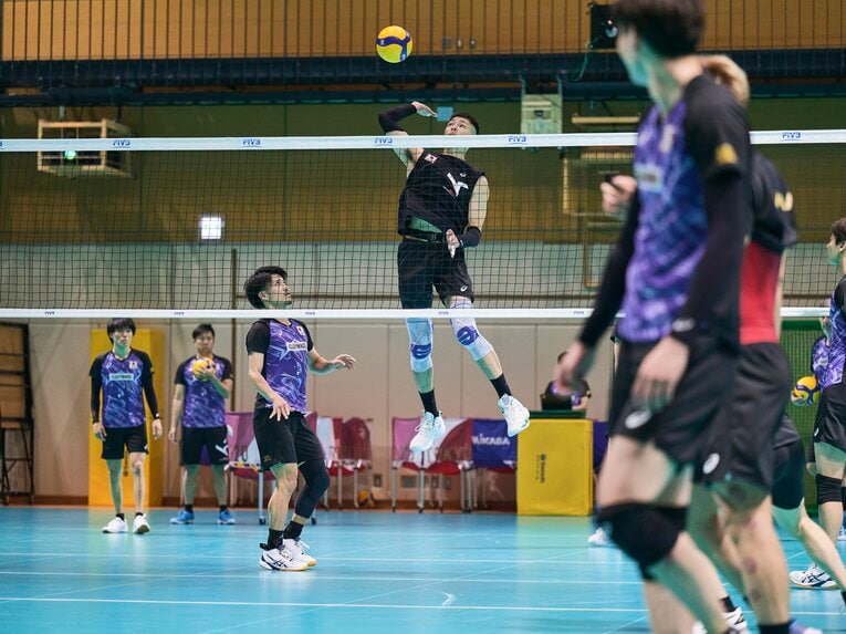 高橋健太郎（日本代表合宿の練習風景）©︎Yuki Suenaga