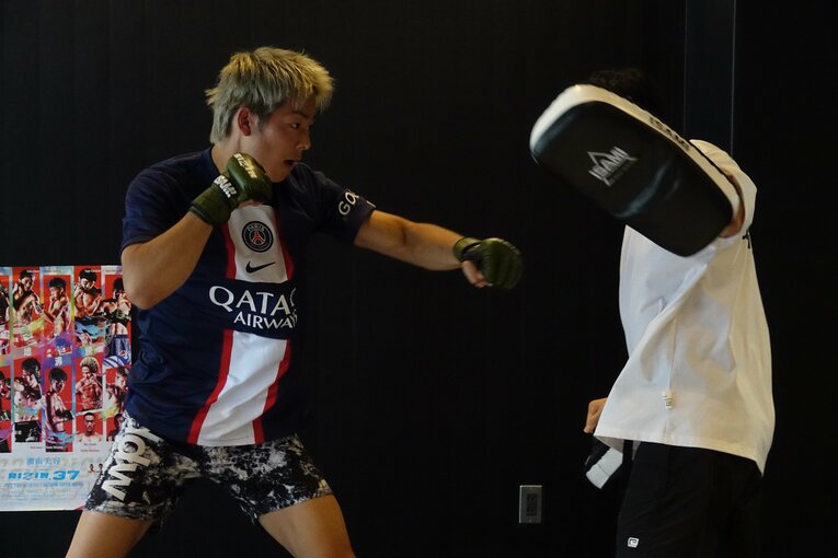 三浦孝太の公開練習の様子　©Koji Fuse