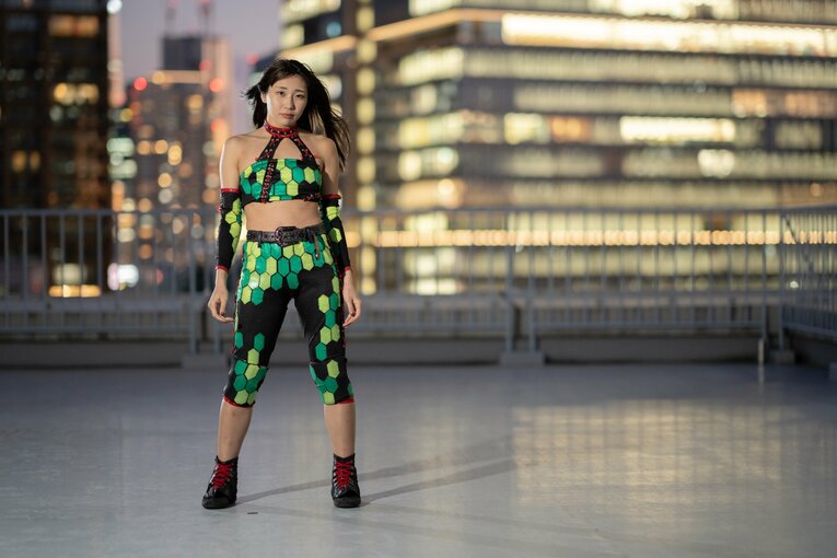 マリーゴールドのプロレスラー・勇気みなみ　©Shiro Miyake