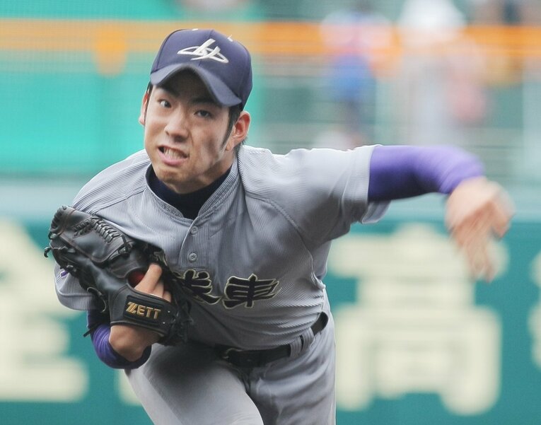 菊池雄星の花巻東時代 ©JIJI PRESS