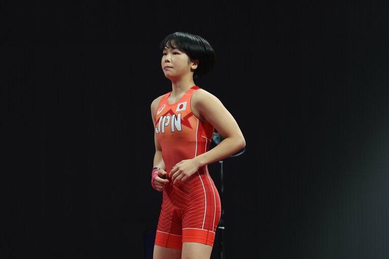 セルビア・ベオグラードで開催された世界選手権での藤波朱理　©Getty Images