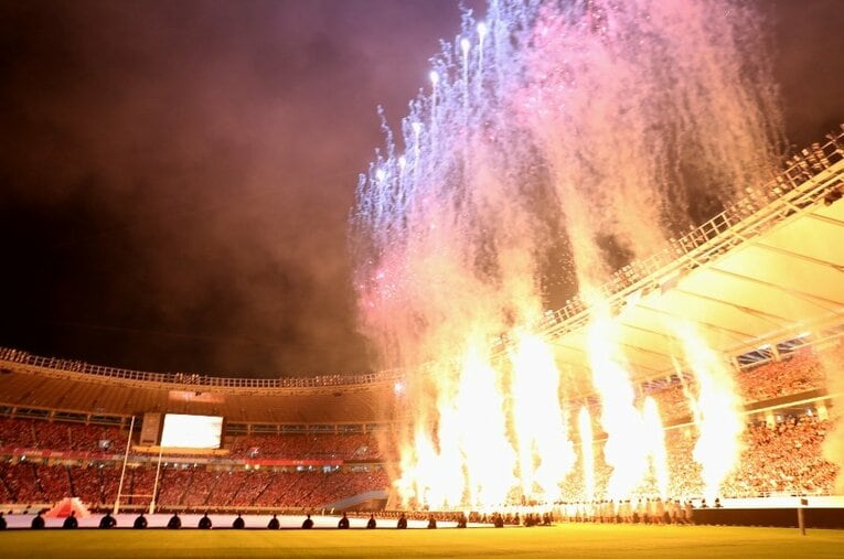 ラグビーW杯日本大会のオープニングセレモニー　©︎Naoya Sanuki