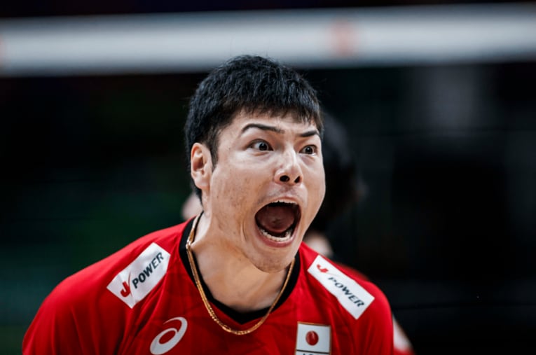 高橋健太郎（VNLセルビア戦）©︎Volleyball World