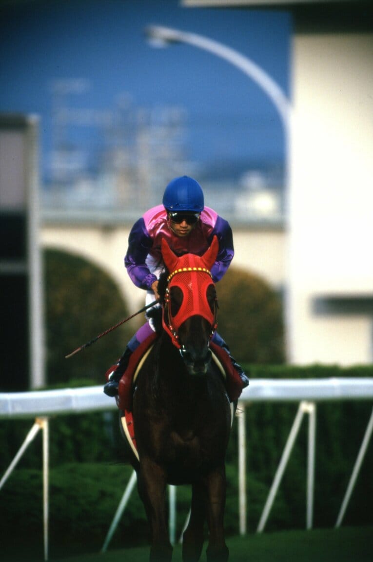 1996年京都大賞典、マーベラスサンデー　©Keiji Ishikawa