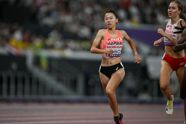 【東京世界陸上】最後まで懸命に腕を振った久保　©Nanae Suzuki