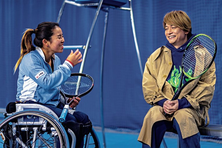 車いすテニス・上地結衣　©︎Takuya Sugiyama