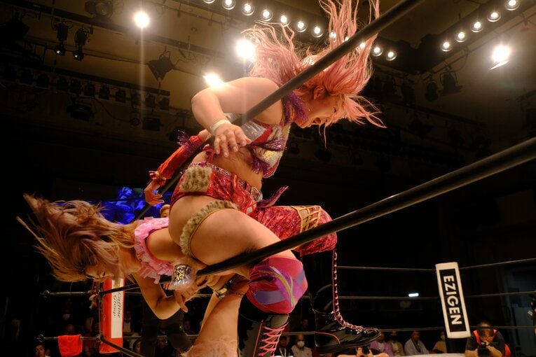 マリーゴールドの人気女子レスラー・後藤智香　©Norihiro Hashimoto
