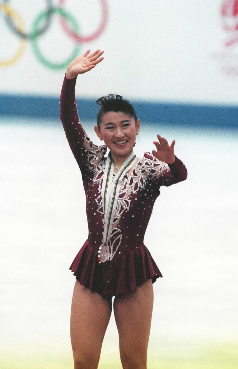 1992年アルベールビル五輪の伊藤みどり　©JIJI PRESS