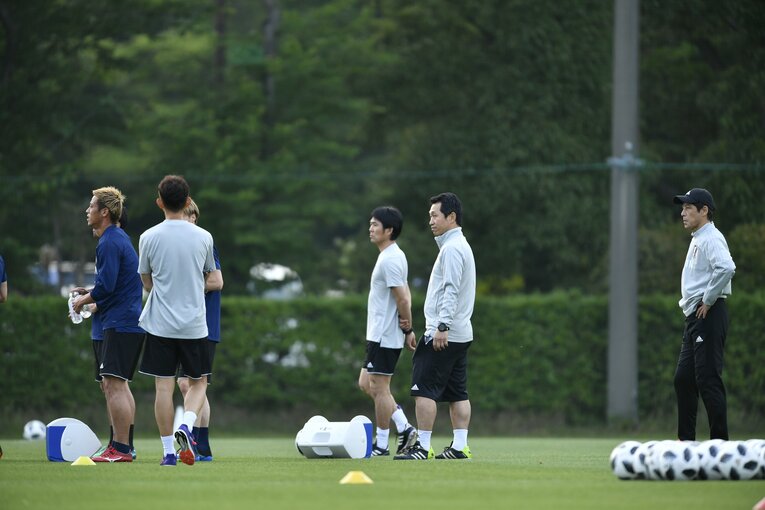 ロシアW杯開幕直前のトレーニング　©Takuya Sugiyama