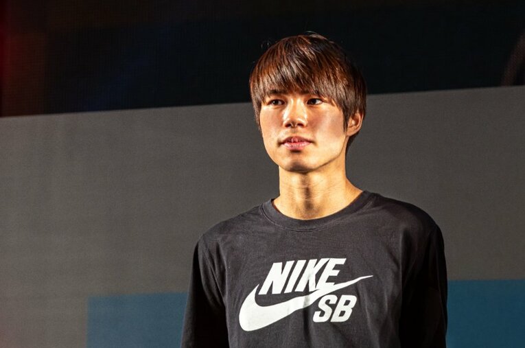 今年見事に金メダルを獲得した堀米雄斗。しかしスケートボードは他の競技と違い、金メダル獲得が最終目標ではない。それは五輪後の彼の活動を見れば明らかだ ／ photograph by Yoshio Yoshida