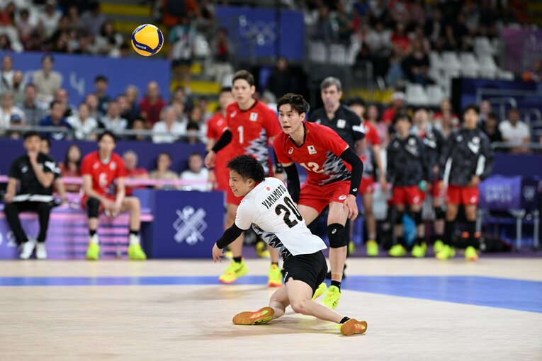 山本智大（パリ五輪 ドイツ戦）©︎Naoya Sanuki/JMPA