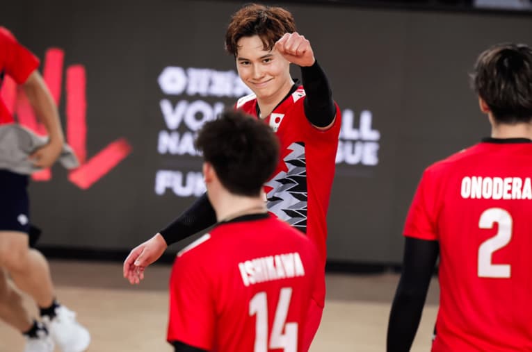 パリ五輪への想いを明かした高橋藍（22歳）。3年前の東京大会とは立場も大きく変わった ／ photograph by Volleyball World