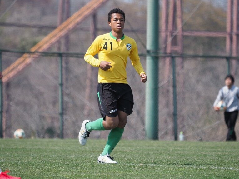 2019年3月、トップの練習試合に参加したとき　©Tetsuro Kaieda