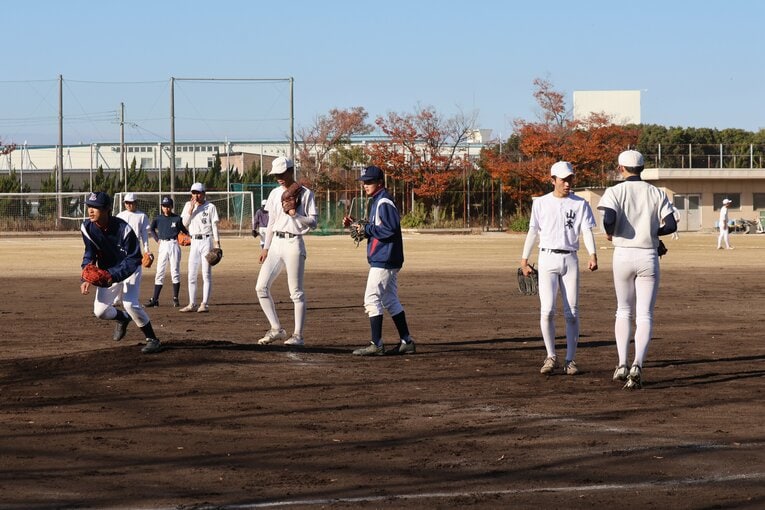 かつてとは指導法も変わってきているという大冠の練習風景　©︎Fumi Sawai
