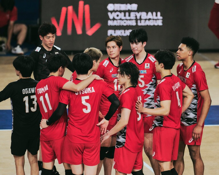 VNLポーランド戦　©︎Yuki Suenaga