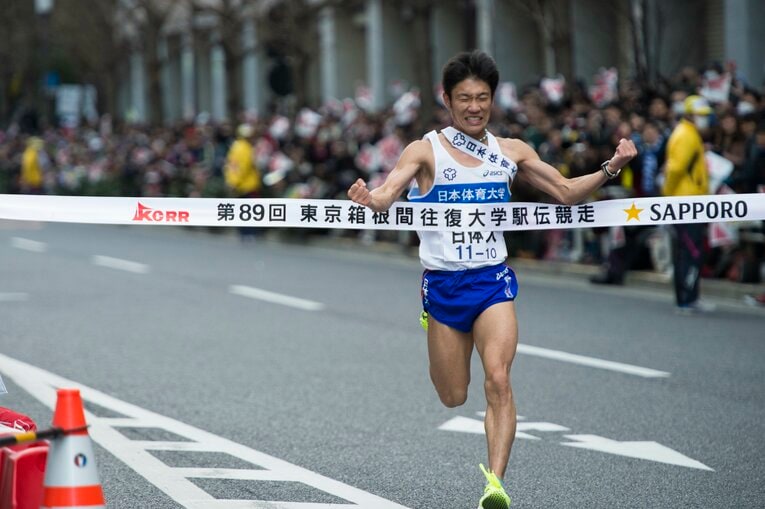 谷永雄一（日体大）　第89回箱根駅伝 ／ photograph by Asami Enomoto
