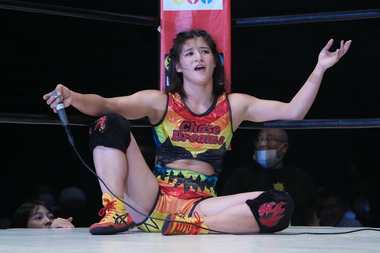 1月3日にデビュー戦を行った山岡聖怜　©Essei Hara