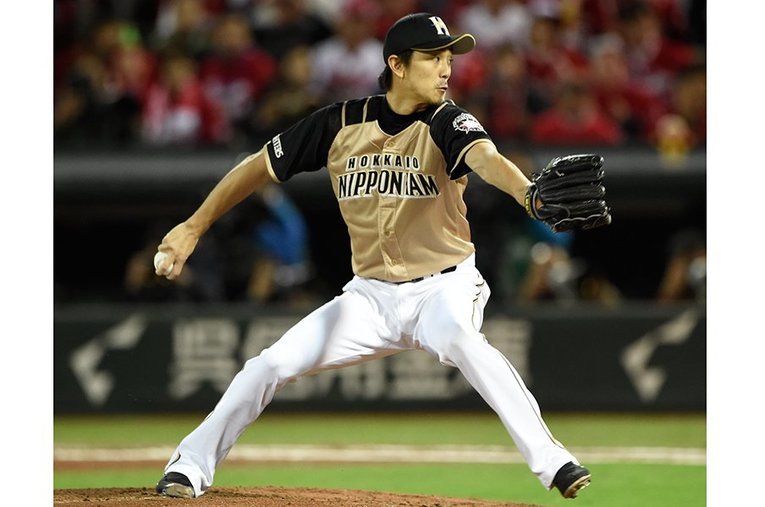 日本ハム時代の増井（2016年撮影）©Hideki Sugiyama