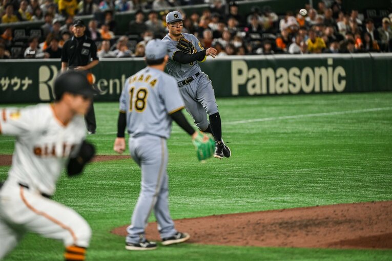 阪神・佐藤輝明　©︎Nanae Suzuki