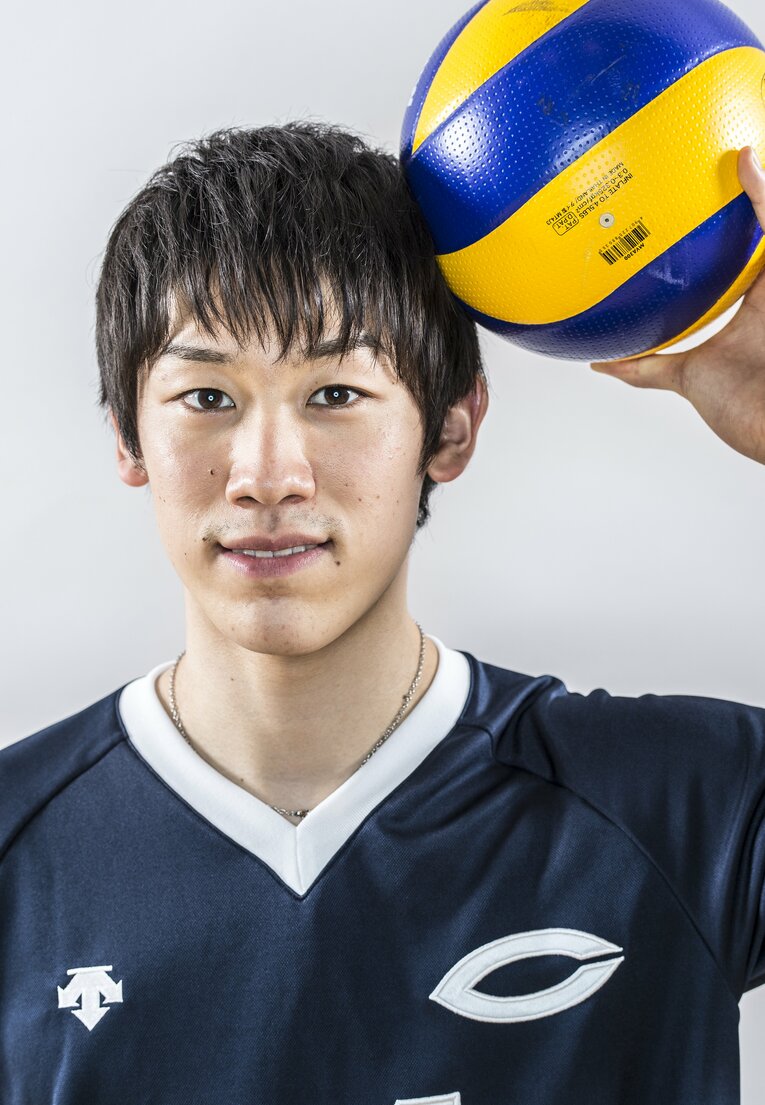 中央大学時代の石川祐希（2015年）©Takuya Sugiyama